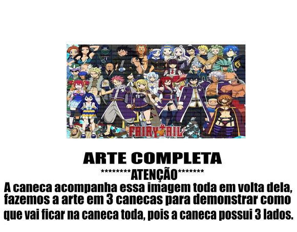 Caneca Polímero Fairy Tail Personalizada