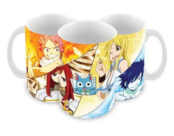 Caneca Polímero Fairy Tail Personalizada