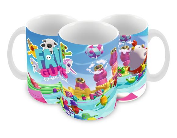 Caneca Polímero Fall Guys Personalizada