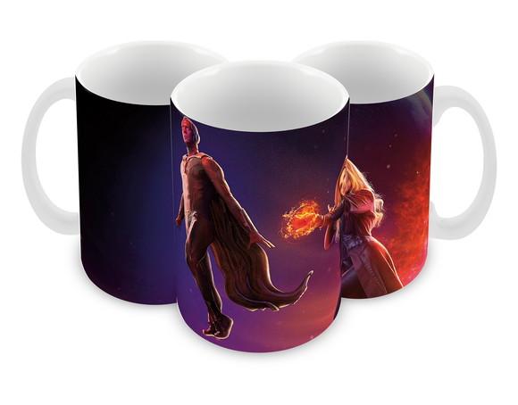 Caneca Polímero Feiticeira Escarlate Personalizada