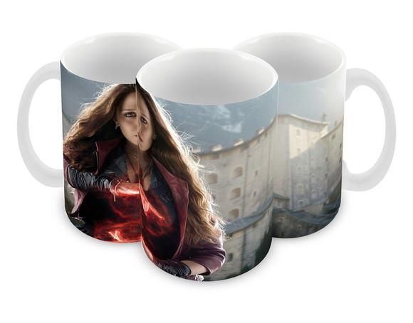 Caneca Polímero Feiticeira Escarlate Personalizada
