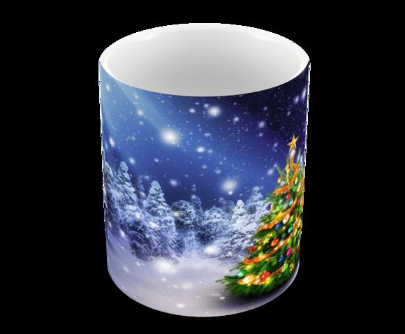 Caneca Polímero Feliz Natal Personalizada