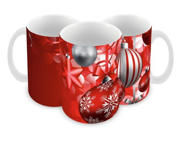 Caneca Polímero Feliz Natal Personalizada