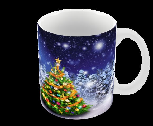Caneca Polímero Feliz Natal Personalizada