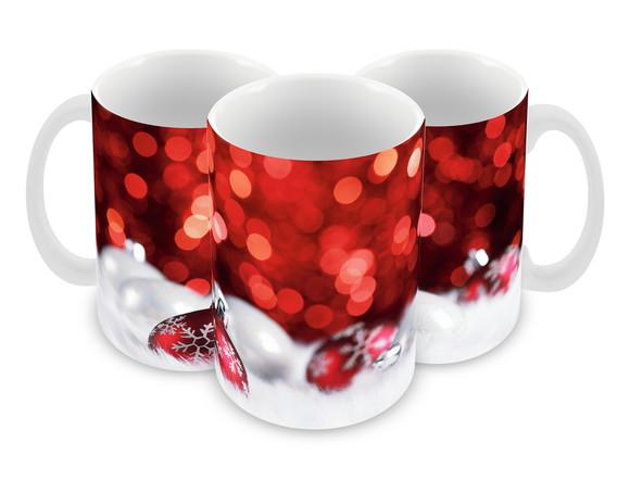 Caneca Polímero Feliz Natal Personalizada