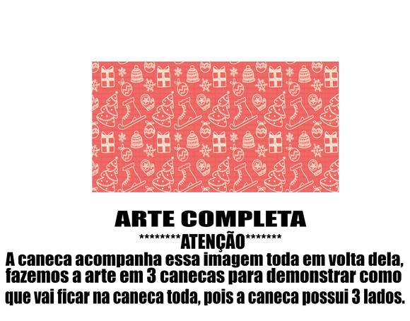 Caneca Polímero Feliz Natal Personalizada