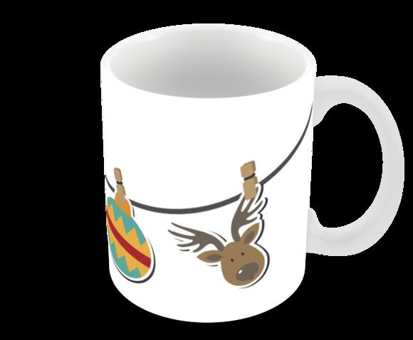Caneca Polímero Feliz Natal Personalizada