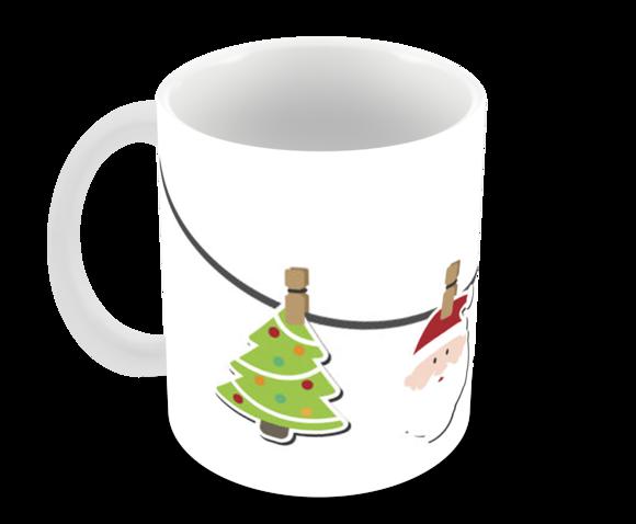 Caneca Polímero Feliz Natal Personalizada