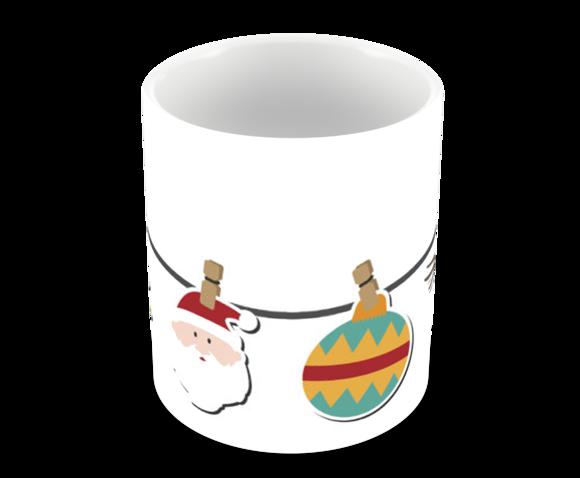Caneca Polímero Feliz Natal Personalizada