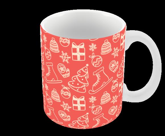Caneca Polímero Feliz Natal Personalizada