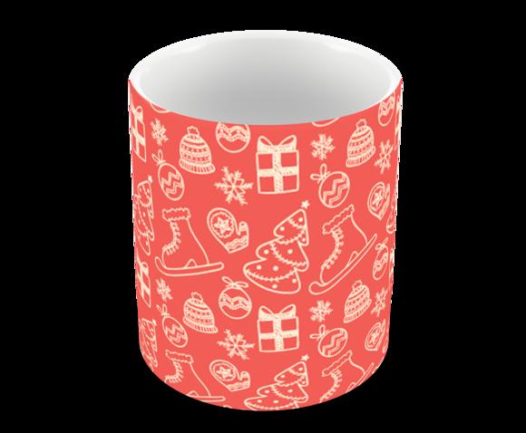 Caneca Polímero Feliz Natal Personalizada