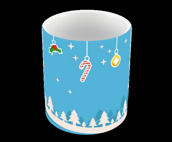 Caneca Polímero Feliz Natal Personalizada