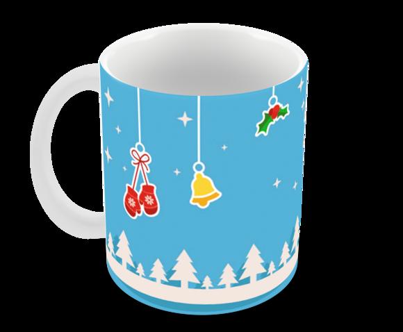 Caneca Polímero Feliz Natal Personalizada