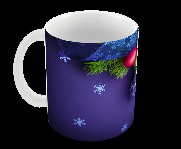 Caneca Polímero Feliz Natal Personalizada