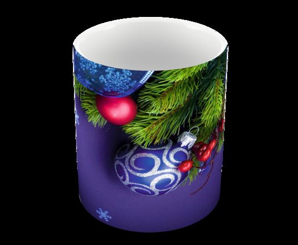 Caneca Polímero Feliz Natal Personalizada