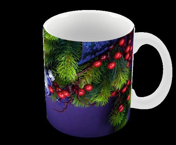 Caneca Polímero Feliz Natal Personalizada