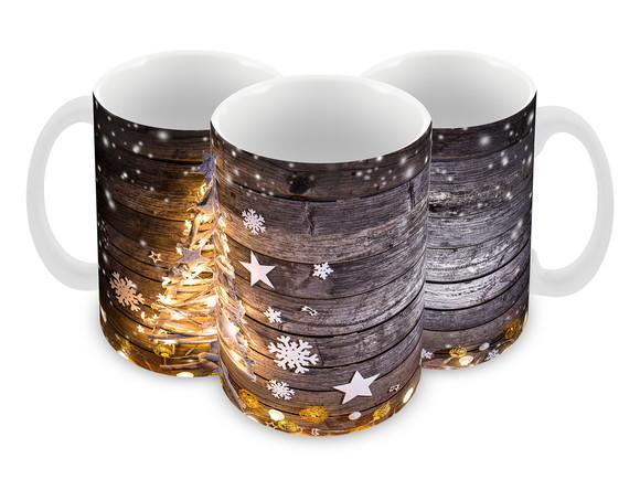 Caneca Polímero Feliz Natal Personalizada