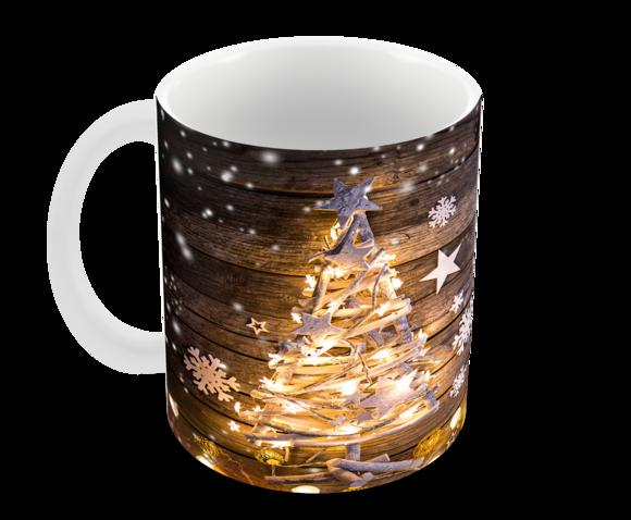 Caneca Polímero Feliz Natal Personalizada