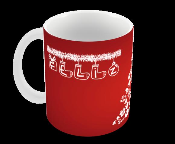 Caneca Polímero Feliz Natal Personalizada