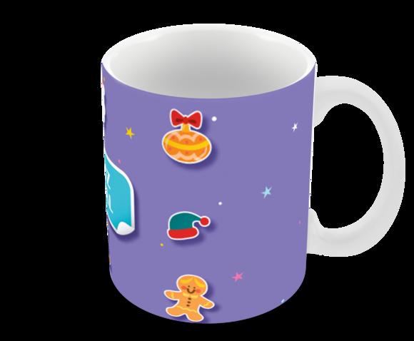 Caneca Polímero Feliz Natal Personalizada