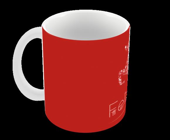 Caneca Polímero Feliz Natal Personalizada