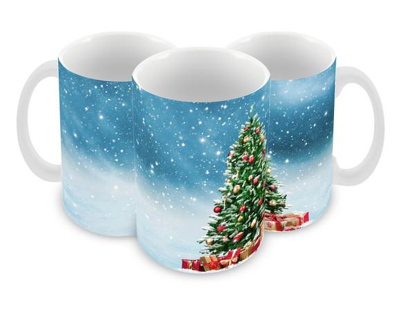 Caneca Polímero Feliz Natal Personalizada