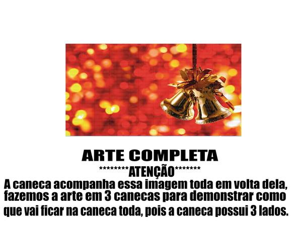 Caneca Polímero Feliz Natal Personalizada