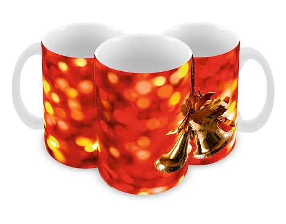 Caneca Polímero Feliz Natal Personalizada