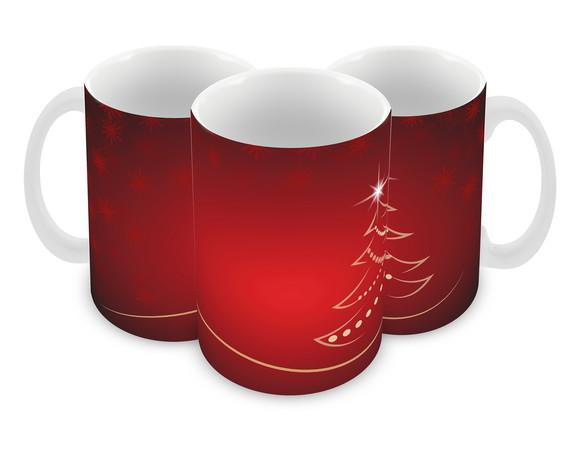 Caneca Polímero Feliz Natal Personalizada