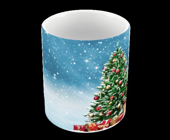 Caneca Polímero Feliz Natal Personalizada