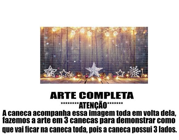 Caneca Polímero Feliz Natal Personalizada