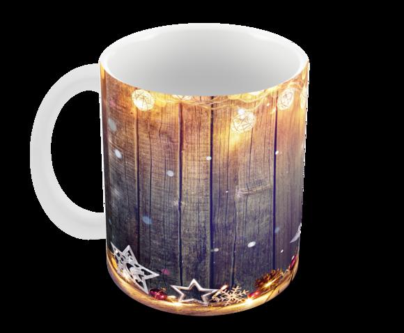 Caneca Polímero Feliz Natal Personalizada