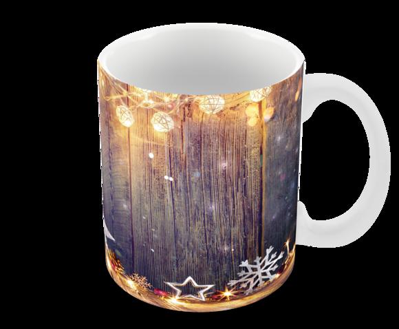 Caneca Polímero Feliz Natal Personalizada