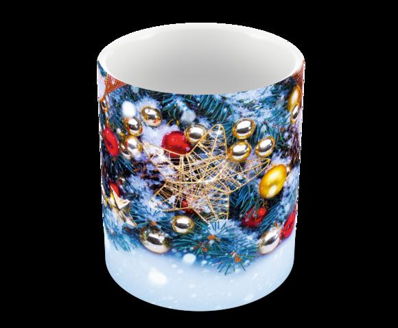 Caneca Polímero Feliz Natal Personalizada