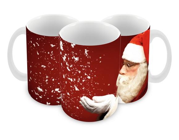 Caneca Polímero Feliz Natal Personalizada