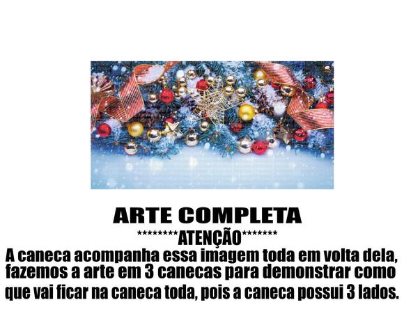 Caneca Polímero Feliz Natal Personalizada