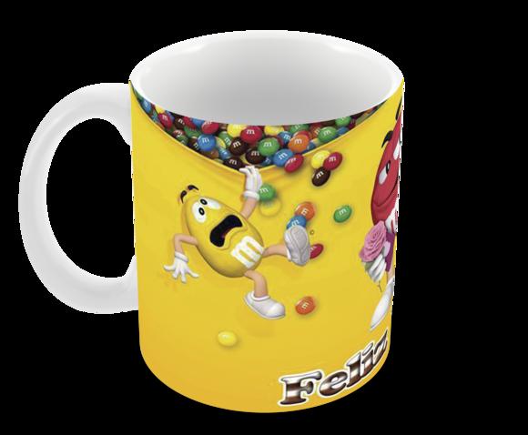 Caneca Polímero Feliz Páscoa Personalizada