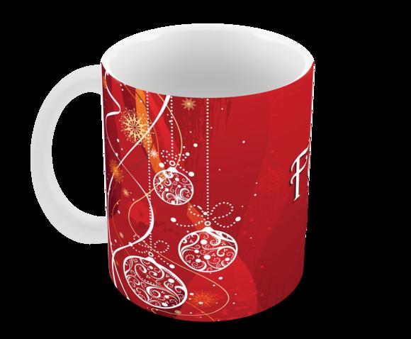 Caneca Polímero Feliz Natal Personalizada