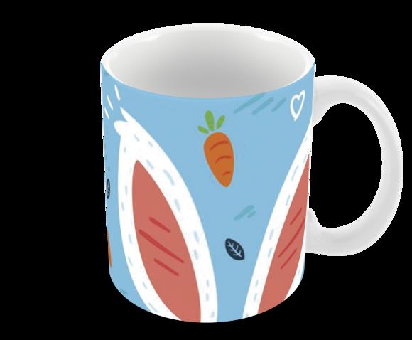 Caneca Polímero Feliz Páscoa Personalizada