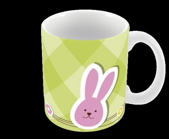 Caneca Polímero Feliz Páscoa Personalizada