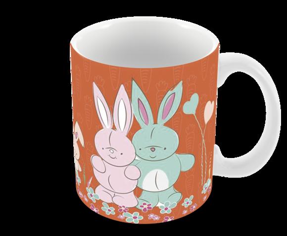 Caneca Polímero Feliz Páscoa Personalizada
