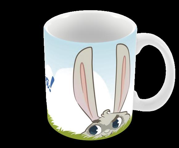 Caneca Polímero Feliz Páscoa Personalizada