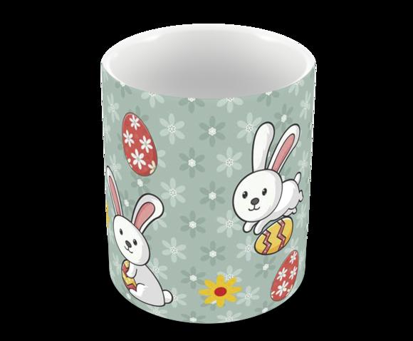 Caneca Polímero Feliz Páscoa Personalizada