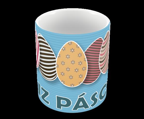 Caneca Polímero Feliz Páscoa Personalizada