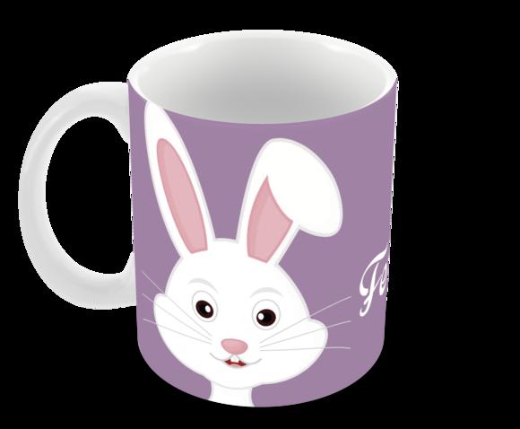 Caneca Polímero Feliz Páscoa Personalizada