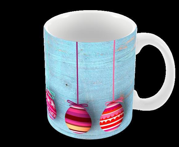 Caneca Polímero Feliz Páscoa Personalizada