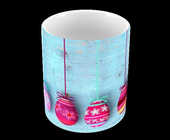 Caneca Polímero Feliz Páscoa Personalizada