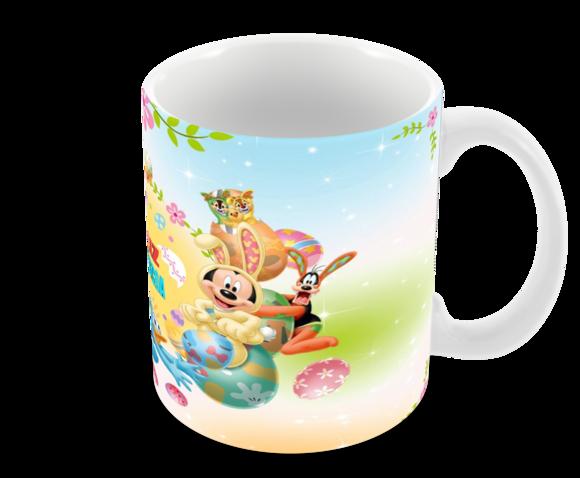 Caneca Polímero Feliz Páscoa Personalizada