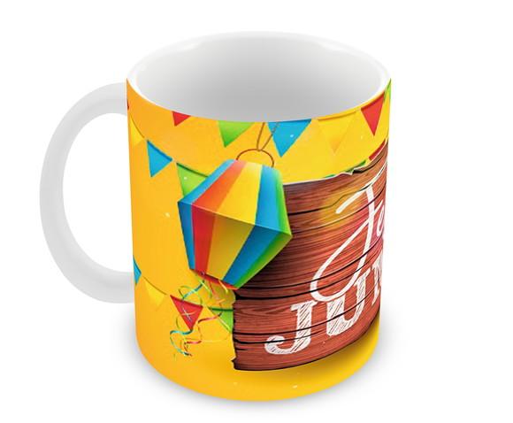 Caneca Polímero Festa Junina Personalizada