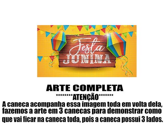 Caneca Polímero Festa Junina Personalizada